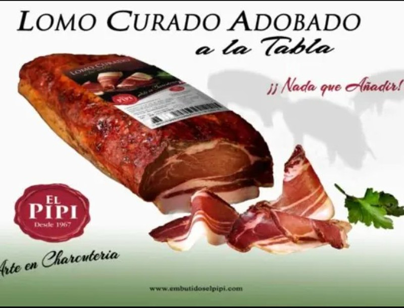 LOMO CURADO A LA TABLA (MEDIO LOMO) 1500GR APROX