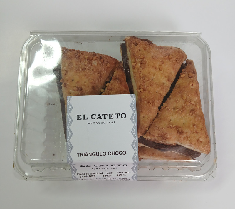 Triángulos de chocolate