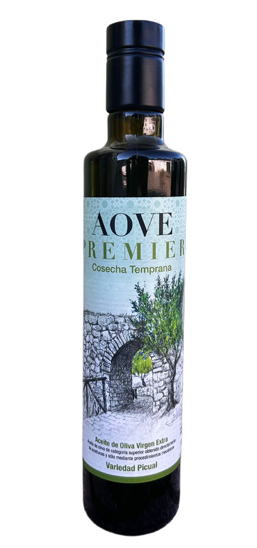 AOVE Premier Cosecha Temprana 500 ml Caja 6 Unidades