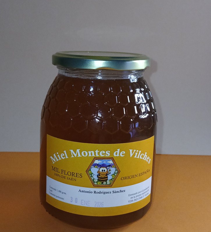 Tarro de miel de 1000gr